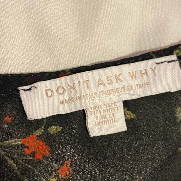 rose patterned see through top - Picture 3 of 4